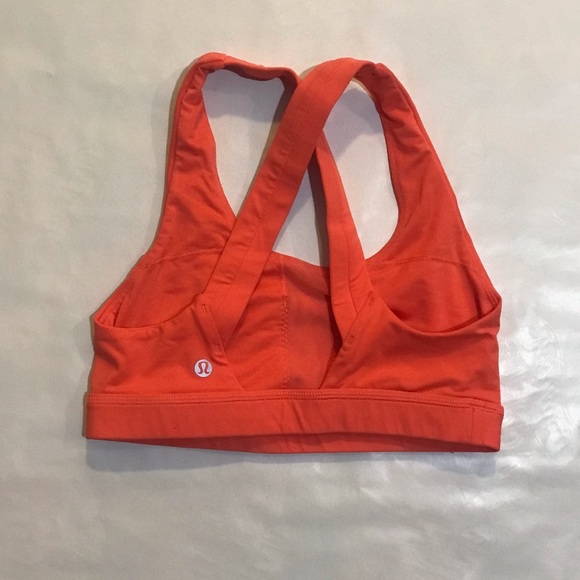 Lululemon Orange sports bra size 2 - Picture 2 of 2